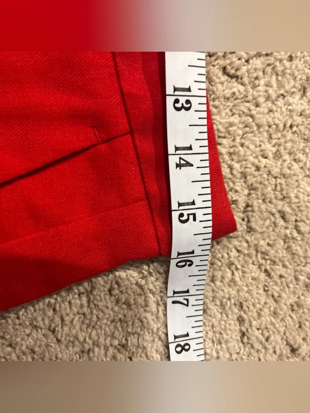 Banana republic Avery Pant Linen red size 4